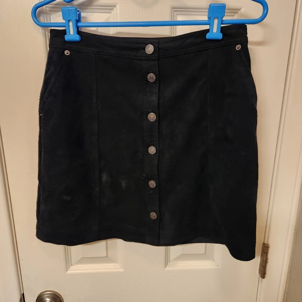 Abercrombie & fitch faux suede skirt size M